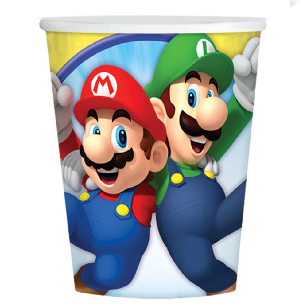 Super Mario Bekers - 8 stuks - Super Mario Party