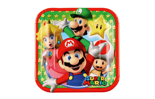 Super Mario Bordjes - 8 stuks - Super Mario Party