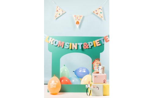 Sint & Pieten Letterslinger - per stuk - Sinterklaas