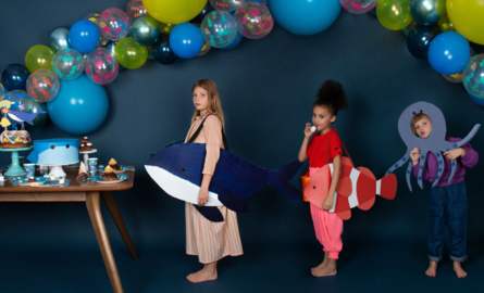 Diep in de zee: Een kinderfeestje met zeedieren