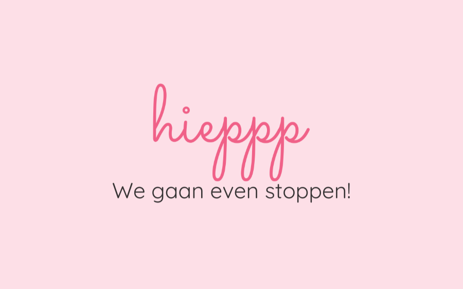 We gaan even stoppen!
