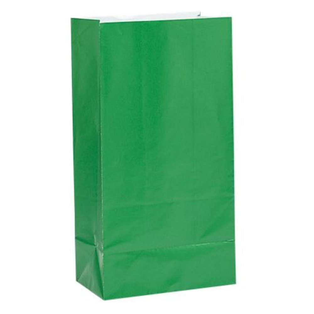 Groene Uitdeelzakjes - 12 stuks - papier