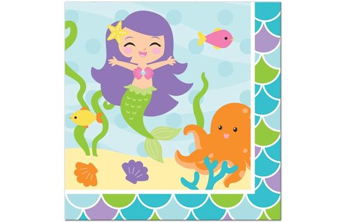 Mermaid Friends Servetten - 16 stuks