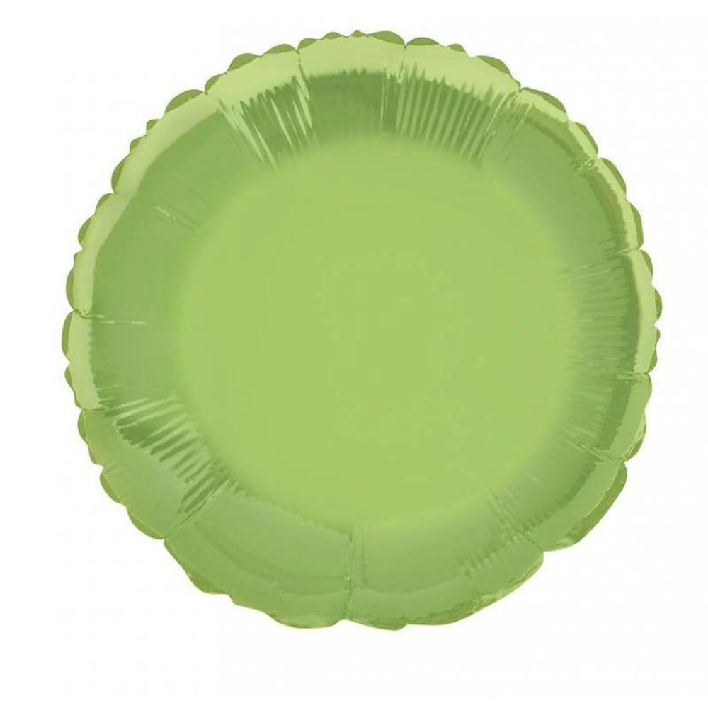 Folieballon Rond Lichtgroen - 46 cm