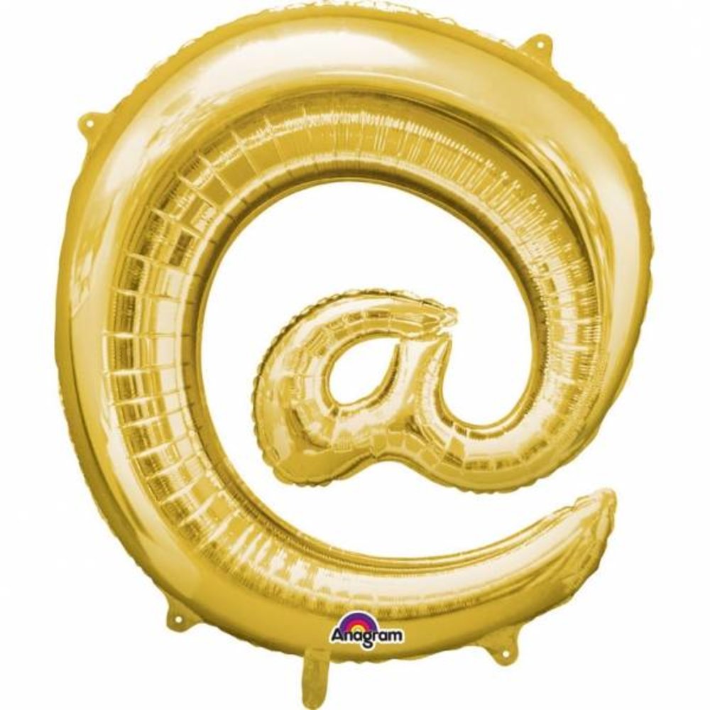 Mini Symbool Folieballon Goud (per stuk) - 33 cm
