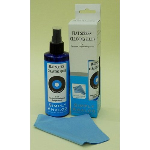 Simply Analog Flatscreen Cleaner 200 ml, including microfiber cloth Simply Analog Flatscreen Cleaner 200 ml, including microfiber cloth