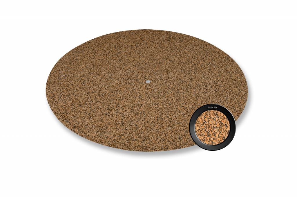 Lot De 3 Tapis De Platine Vinyle En Liège Naturel - Diamètre 30 Cm, épaisseur 3 Mm - Réduit Le Bruit Statique Et L'usure Des Disques