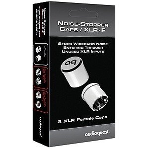 AudioQuest XLR Input Noise-Stopper Caps (2 Stuks)