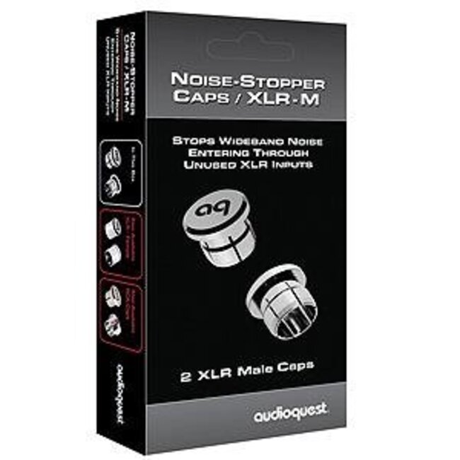 AudioQuest XLR Output Noise-Stopper Caps (2 peças)