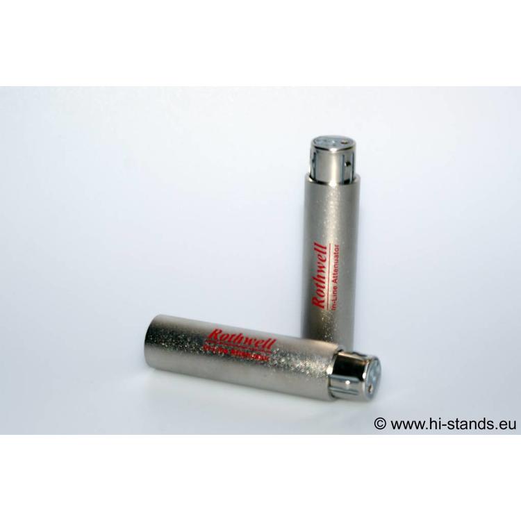 Rothwell Balanced (XLR) in-line attenuators (2 Pieces) -10dB