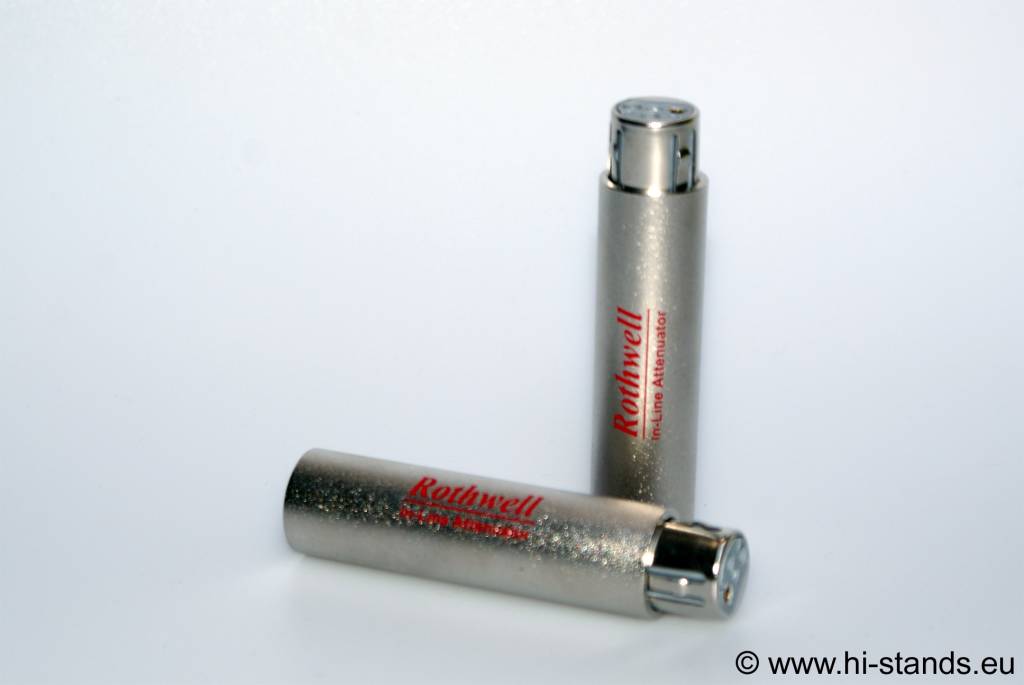 Balanced (XLR) in-line attenuators (2 Pieces) - Hi-Stands Webshop!