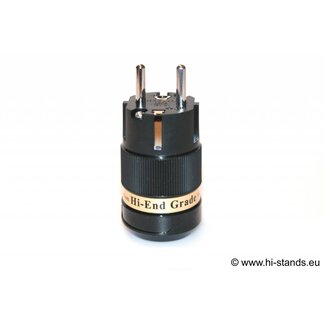 IeGo Schuko Plug Silver Plated 8065 BK (Tu)