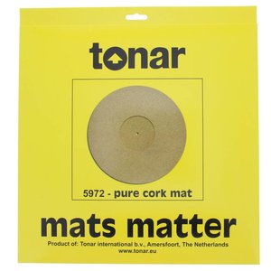 Tonar Tonar Corky Pure Cork Turntable matte 3mm