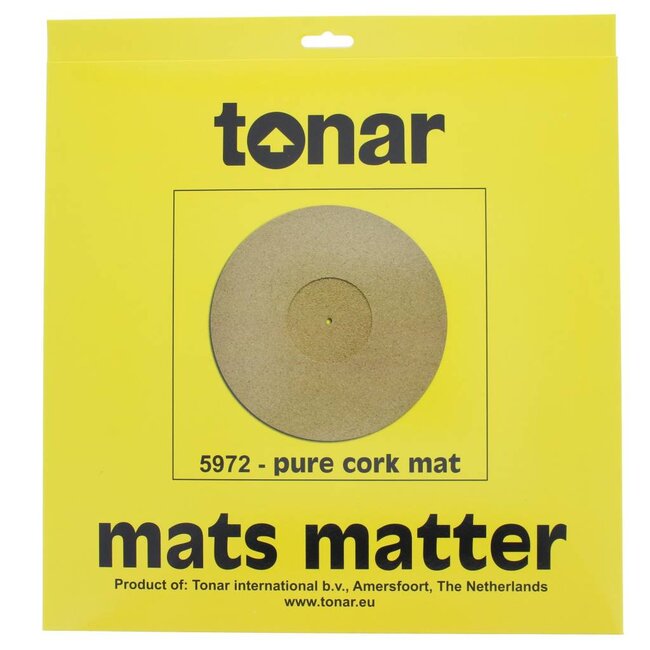 Tonar Corky tapete de cortiça para gira-discos 3 mm