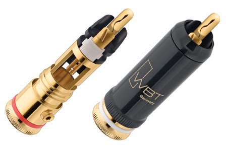 Connettore RCA WBT-0102 CU High End Nextgen – Colore Giallo, Made In Germany