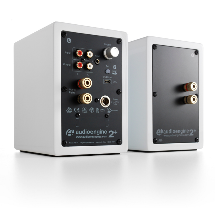 AudioEngine A2 + draadloze luidsprekers (Wit)