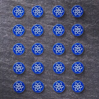 Telos Audio Design Rare Earth Elem. Stickers  Round 5 & Square 6 mm