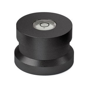 Dynavox Aluminium puck met waterpas (zwart)