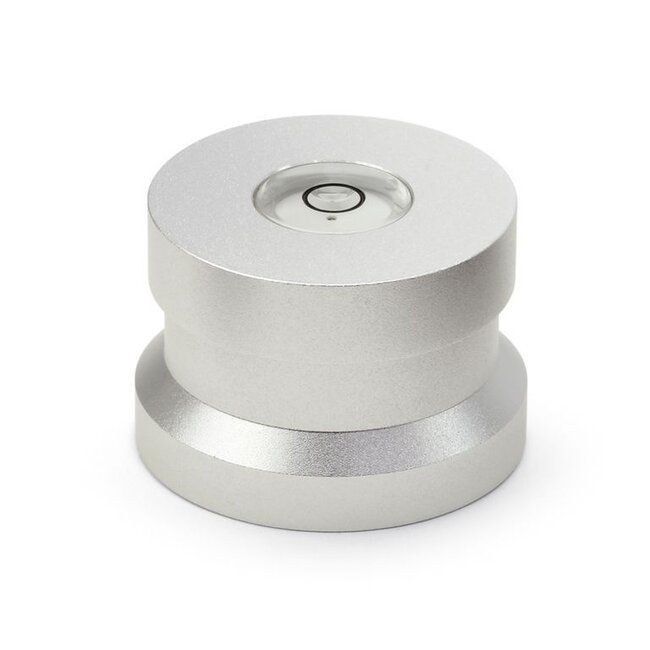 Dynavox Aluminium puck met waterpas (Zilver)