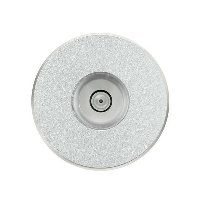 Dynavox Aluminium Puck with Level (Silver)