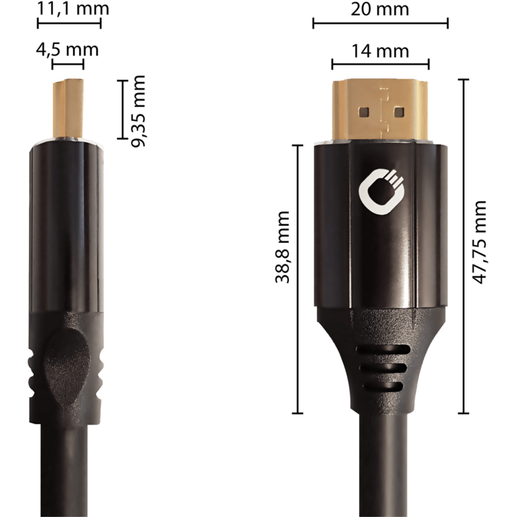 Oehlbach Black Magic MKII Schwarz (8K - Ultra-High-Speed)