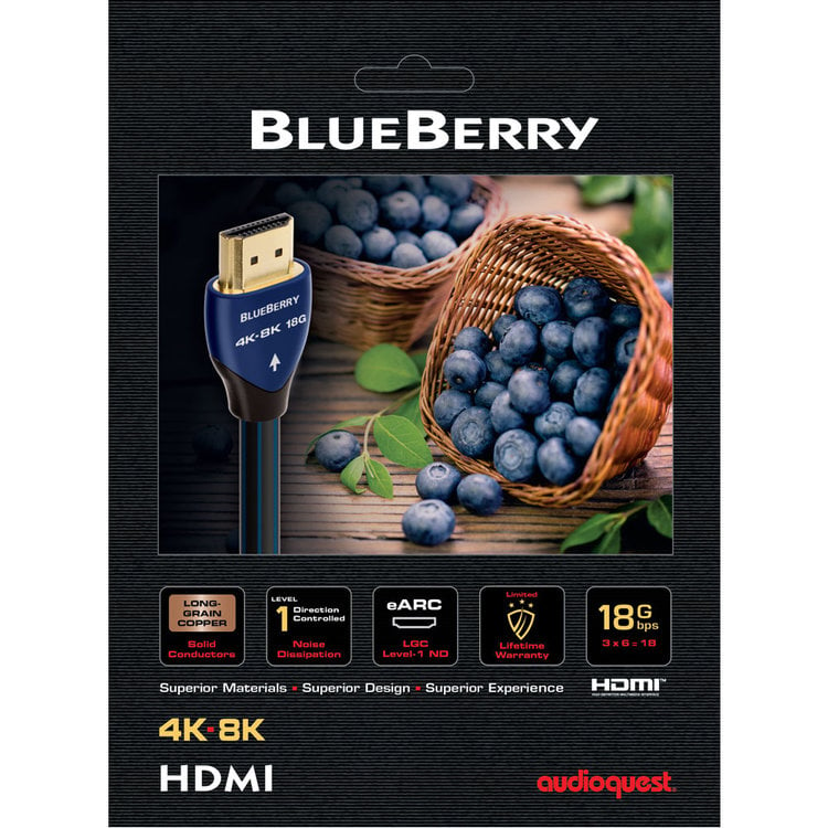 AudioQuest AudioQuest BlueBerry HDMI (18 Gbit/s 4K-8K)