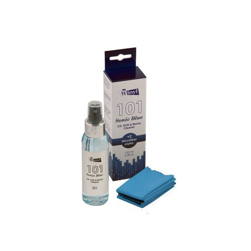 Winyl 101 Sonic Blue - CD, DVD, Blue-Ray-reiniger en -behandeling Winyl 101 Sonic Blue - CD, DVD, Blue-Ray-reiniger en -behandeling