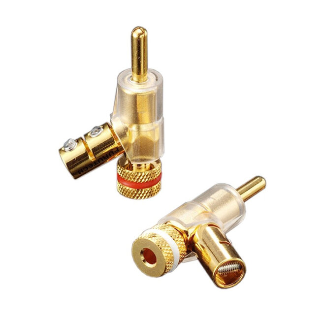 Furutech FP-202 Gold – 24k Gold-Plated Banana Plugs (Per piece)