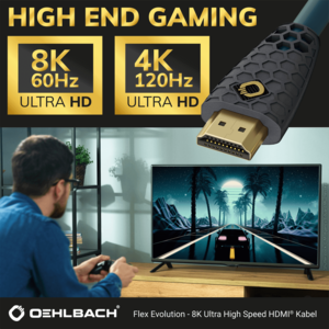 Oehlbach Flex Evolution 8K Ultra High-Speed HDMI®-kabel