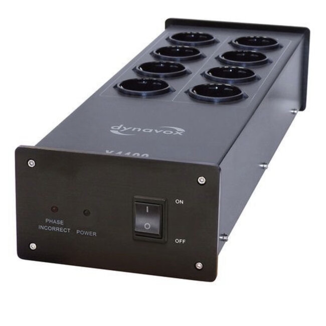 Dynavox X4100 – High-end HiFi power strip with 8 sockets