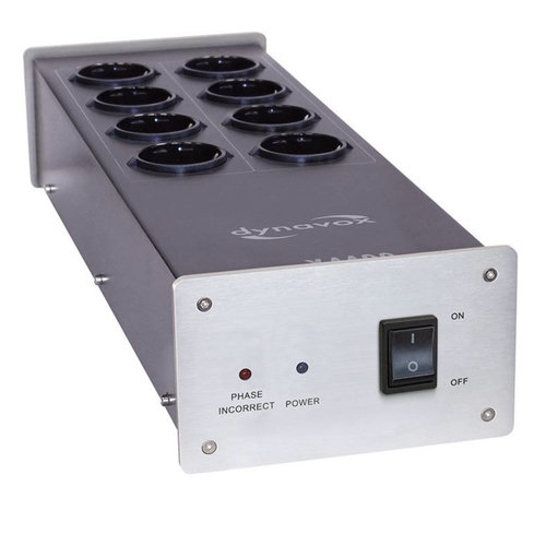 Dynavox X4100 HiFi netfilter stekkerblok zilver Dynavox X4100 HiFi netfilter stekkerblok zilver