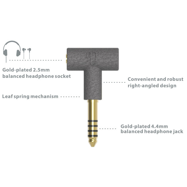 iFi Audio Kopfhöreradapter 2.5mm auf 4.4mm