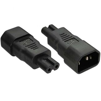 Kemp Elektroniks IEC 320/C14 naar C7 Adapter