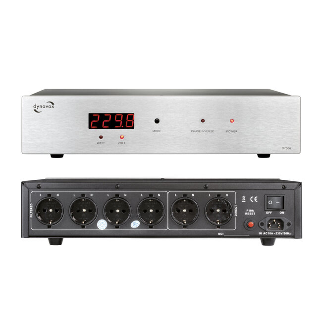 HiFi-Netfilter X7000B zilver