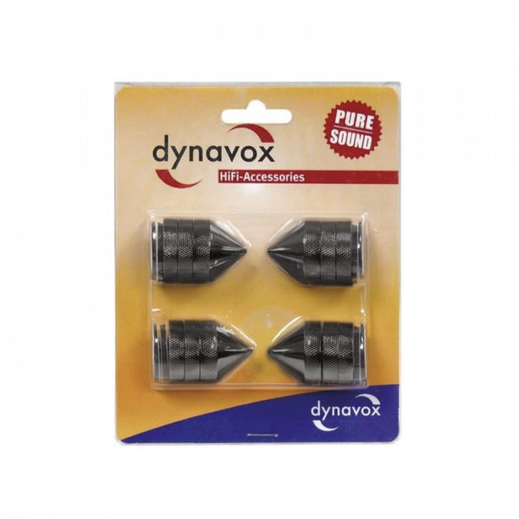 Dynavox Spikes 4-teilig schwarz
