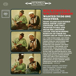 Ben Webster & ‘Sweets’ Edison - Ben Webster & ‘Sweets’ Edison
