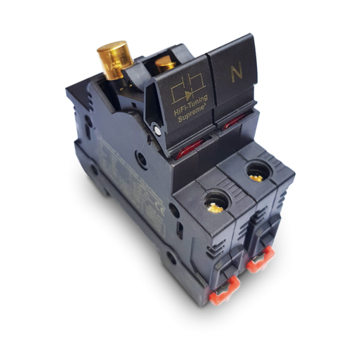 Hifi-Tuning Supreme³ Fuse Holder 10x38 mm, double pole Hifi-Tuning Supreme³ Fuse Holder 10x38 mm, double pole