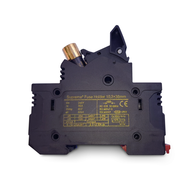 Hifi-Tuning Supreme³ Fuse Holder 10x38 mm, double pole