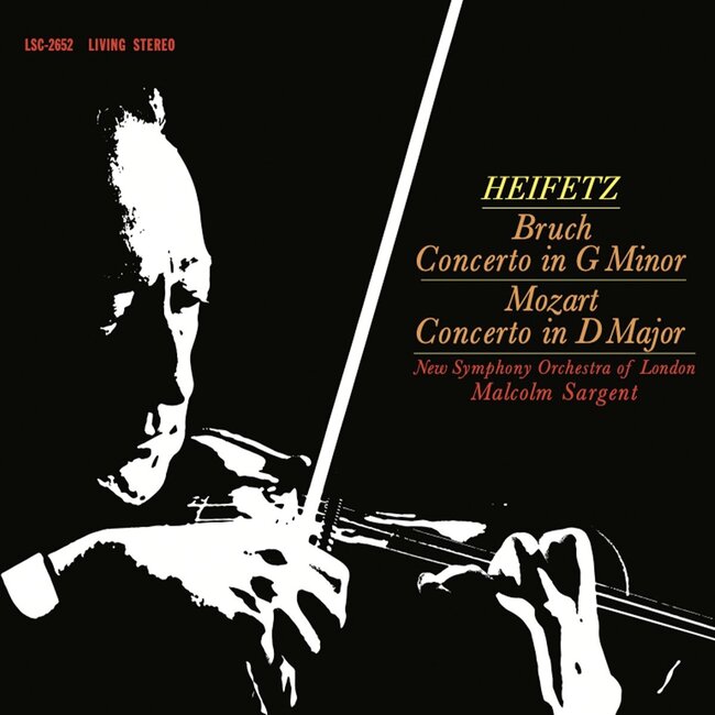 Heifetz / Malcolm Sargent & New Symphony Orchestra Of London - Bruch: Concerto In G Minor / Mozart: Concerto In D Major