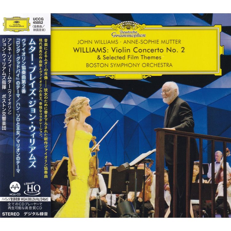 JOHN WILLIAMS & ANNE-SOPHIE MUTTER - VIOLIN CONCERTO NO. 2 & SELECTED FILM THEMES - UHQCD