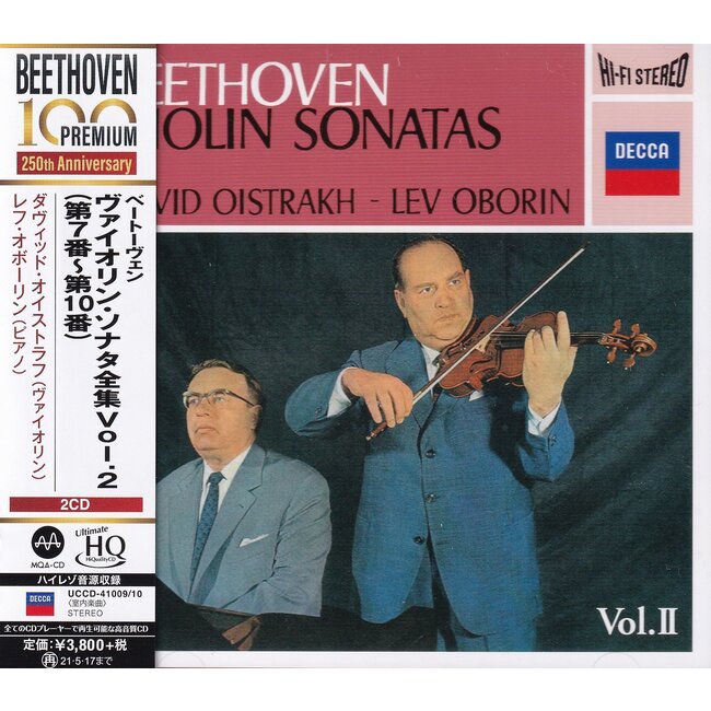 David Oistrakh & Lev Oborin - Beethoven: Sonatas for Piano and Violin Vol. 2 - UHQCD