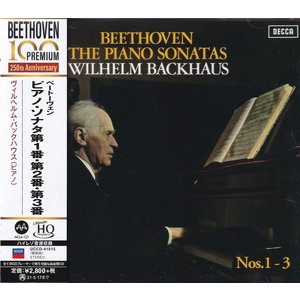 WILHELM BACKHAUS – BEETHOVEN: PIANO SONATAS NOS. 1-3 - UHQCD