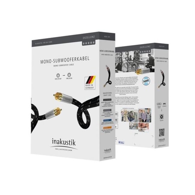 Excellence Mono-Subwoofer Cable