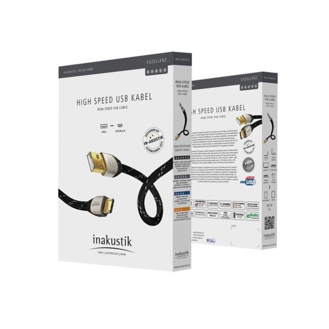 Excellence High Speed USB 2.0 (USB A < > USB Micro B)