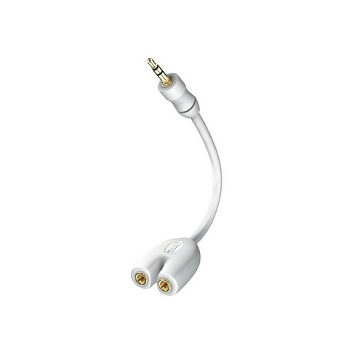 Inakustik Headphone/Extension Adapter | 3,5 | White Inakustik Headphone/Extension Adapter | 3,5 | White