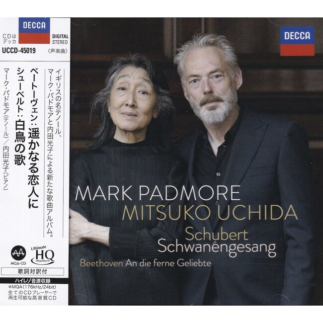 Mark Padmore / Mitsuko Uchida - Schubert: Schwanengesang & Beethoven: An Die Ferne Geliebte