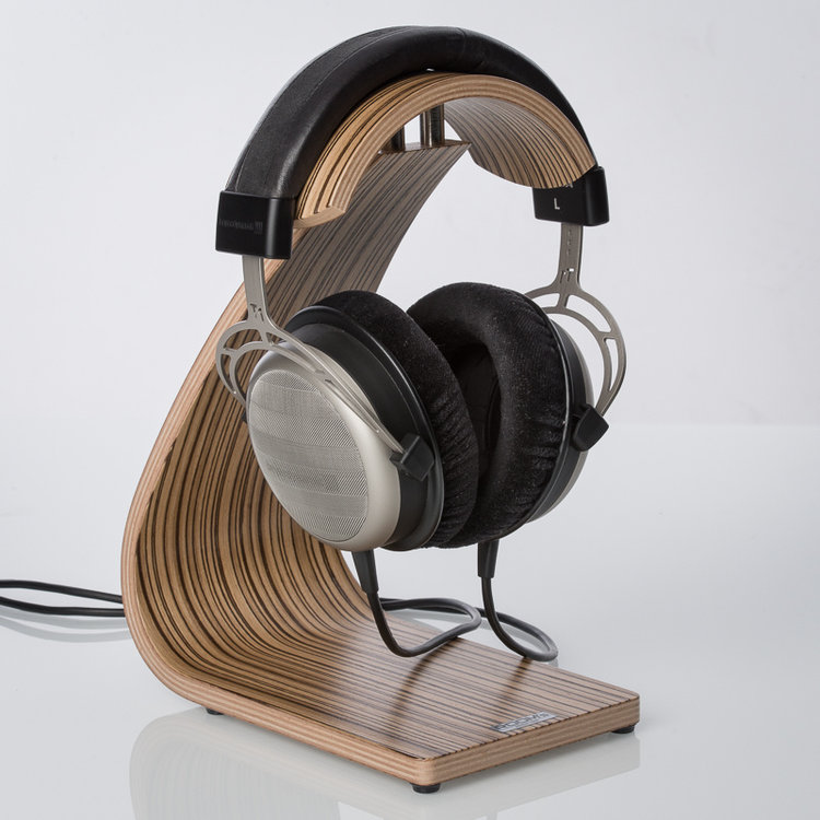 ROOMS FS Headphone stand (Zebrano)