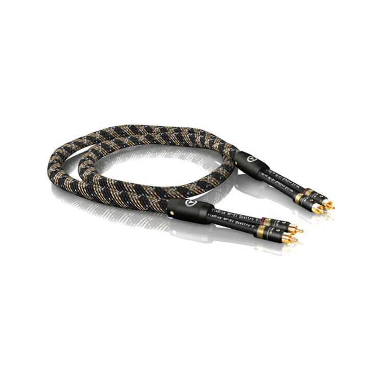 ViaBlue NF-S1 SILVER QUATTRO RCA CABLE (Stereo version)