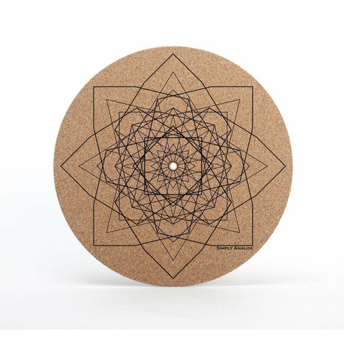 Simply Analog Corkmat Geo Draaitafel Slipmat Simply Analog Corkmat Geo Draaitafel Slipmat