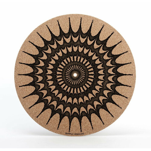 Simply Analog Corkmat Iris Turntable Slipmat Simply Analog Corkmat Iris Turntable Slipmat